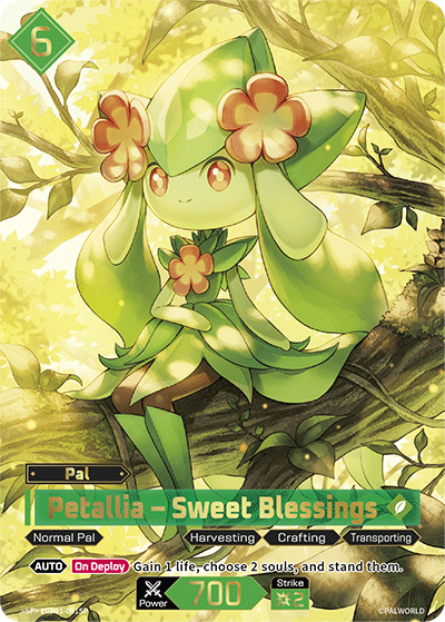 Petallia – Sweet Blessings Palworld card