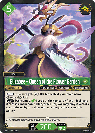 Elizabee – Queen of the Flower Garden Palworld card