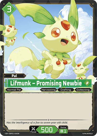 Lifmunk – Promising Newbie Palworld card