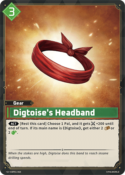 Digtoise's Headband Palworld card