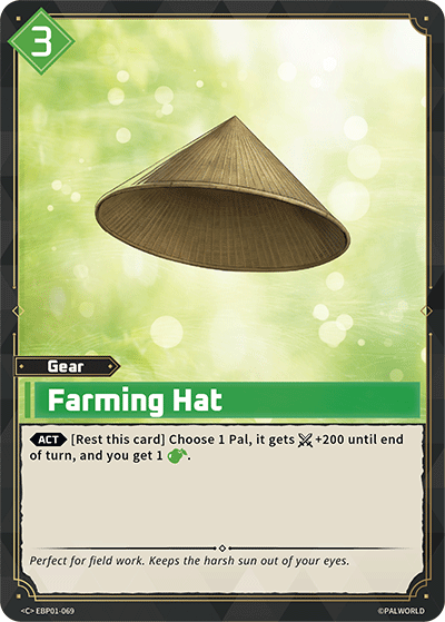 Farming Hat Palworld card