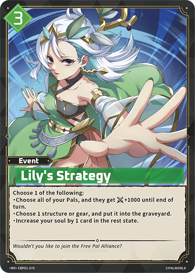 Lily's Strategy Palworld card