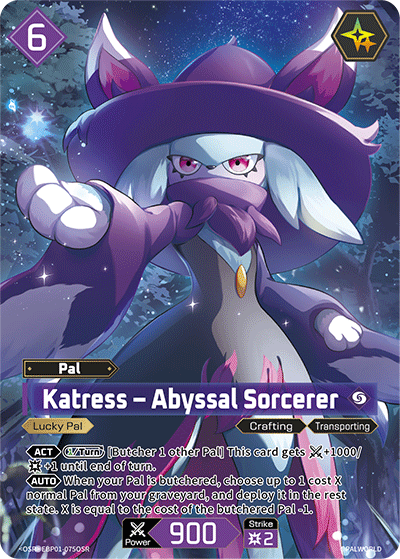 Katress – Abyssal Sorcerer Palworld card