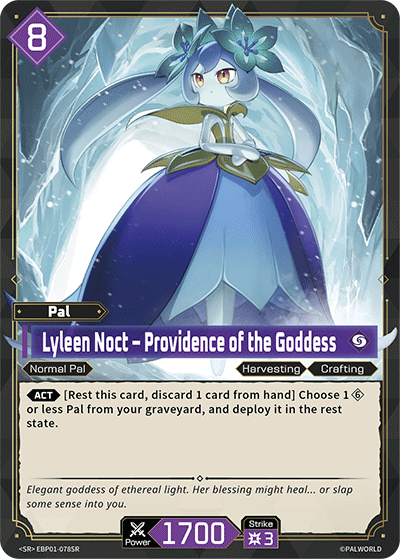 Lyleen Noct – Providence of the Goddess Palworld card