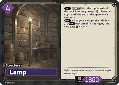 Lamp Palworld card