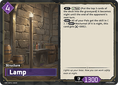 Lamp Palworld card