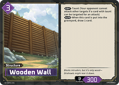 Wooden Wall Palworld card
