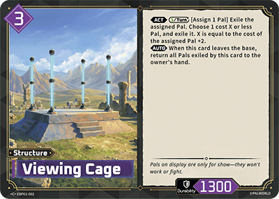 Viewing Cage Palworld card