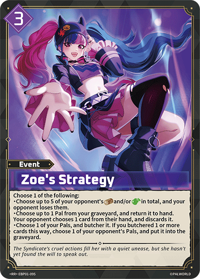 Zoe's Strategy Palworld card