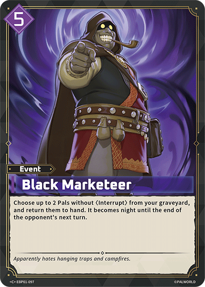 Black Marketeer Palworld card
