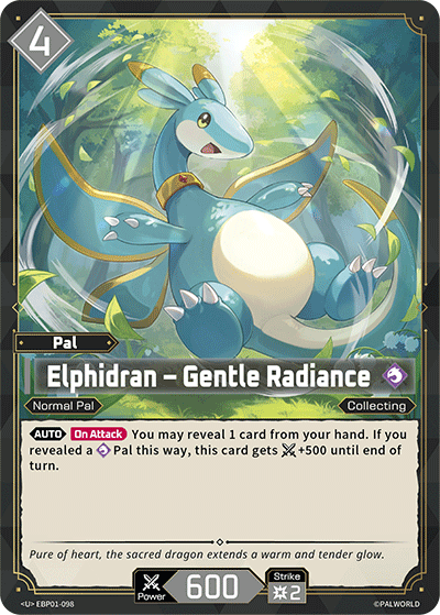 Elphidran – Gentle Radiance Palworld card