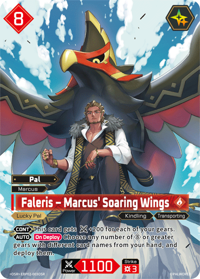 Faleris – Marcus' Soaring Wings Palworld card