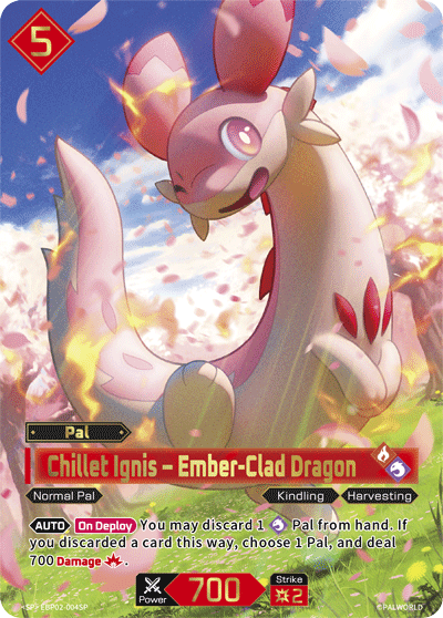 Chillet Ignis – Ember-Clad Dragon Palworld card