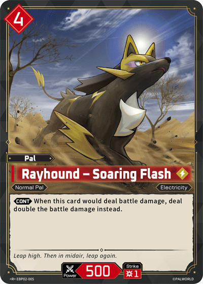 Rayhound – Soaring Flash Palworld card