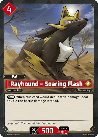 Rayhound – Soaring Flash Palworld card