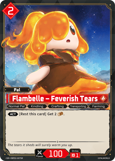 Flambelle – Feverish Tears Palworld card