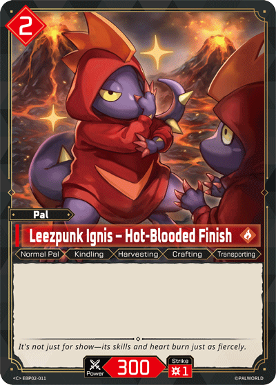 Leezpunk Ignis – Hot-Blooded Finish Palworld card