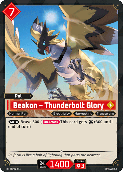 Beakon – Thunderbolt Glory Palworld card