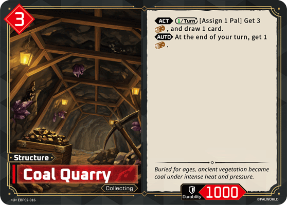 Coal Quarry Palworld card