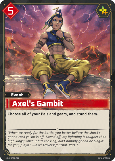 Axel's Gambit Palworld card