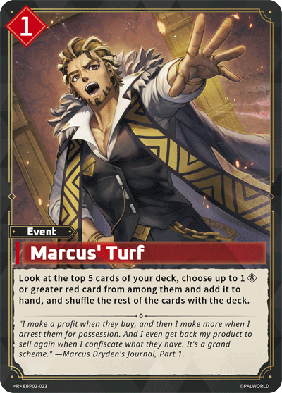 Marcus' Turf Palworld card