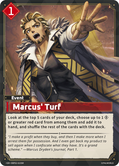 Marcus' Turf Palworld card