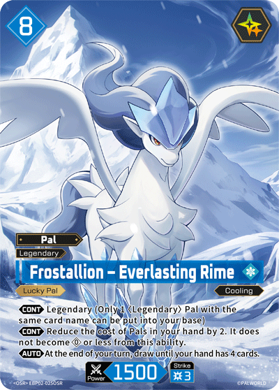Frostallion – Everlasting Rime Palworld card