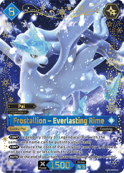Frostallion – Everlasting Rime Palworld card
