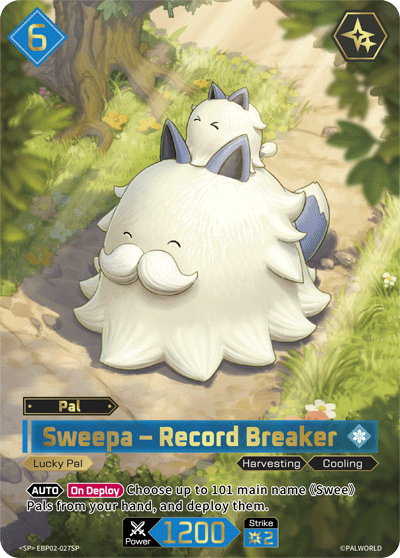 Sweepa – Record Breaker Palworld card