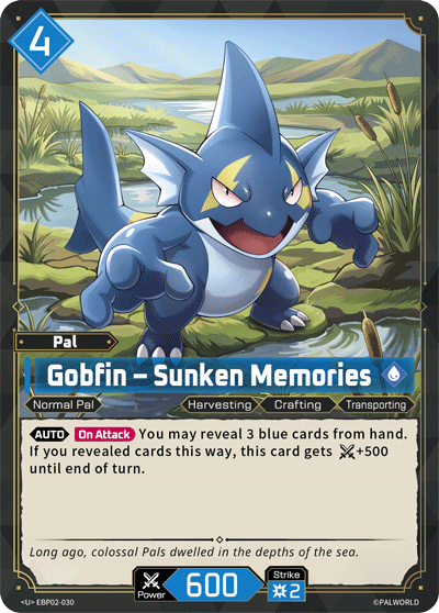 Gobfin – Sunken Memories Palworld card