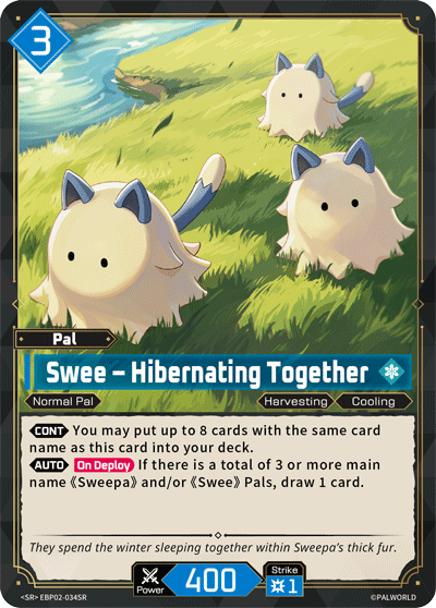 Swee – Hibernating Together Palworld card