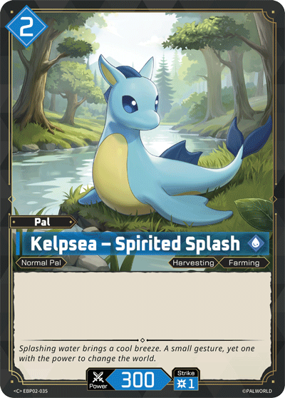 Kelpsea – Spirited Splash Palworld card