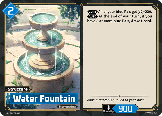 Water Fountain Palworld card