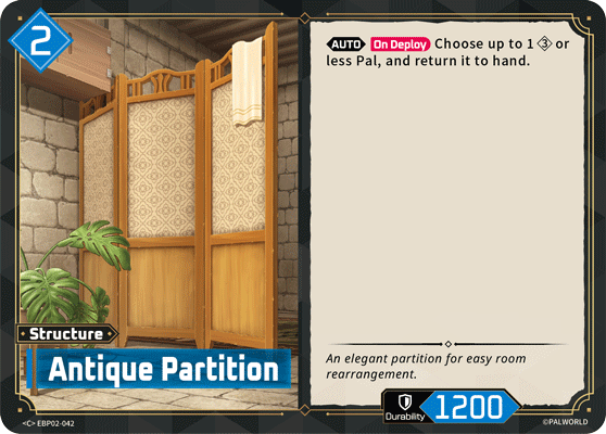 Antique Partition Palworld card