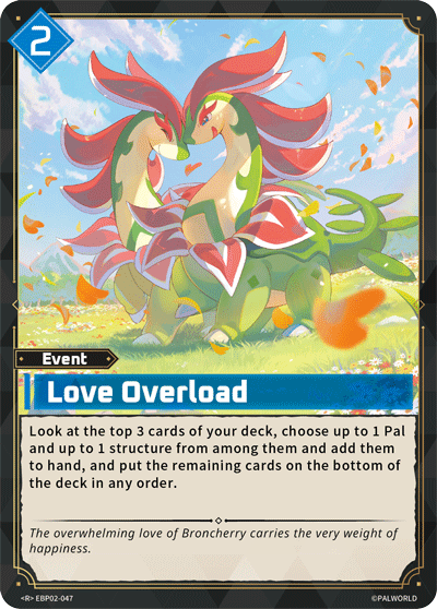 Love Overload Palworld card