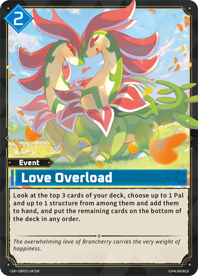 Love Overload Palworld card