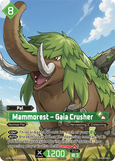 Mammorest – Gaia Crusher Palworld card