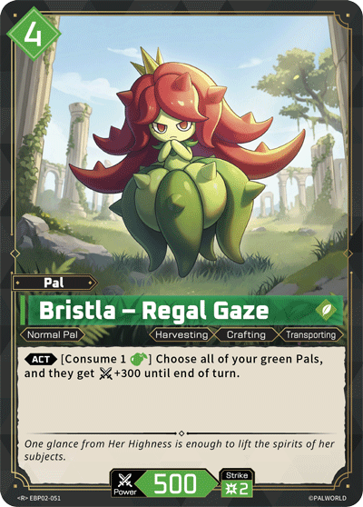 Bristla – Regal Gaze Palworld card