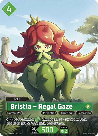 Bristla – Regal Gaze Palworld card