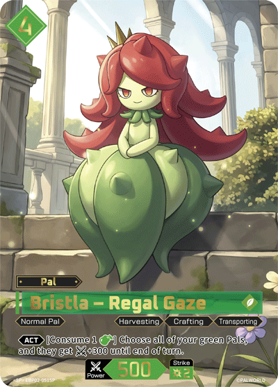 Bristla – Regal Gaze Palworld card