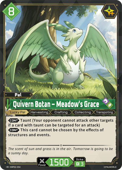 Quivern Botan – Meadow's Grace Palworld card