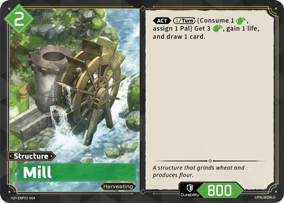 Mill Palworld card