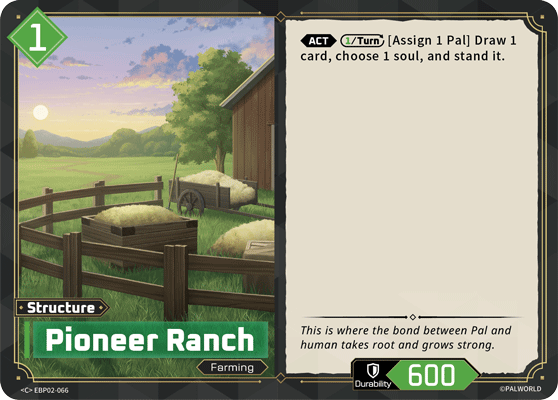 Pioneer Ranch Palworld card