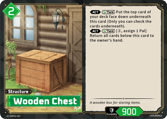 Wooden Chest Palworld card