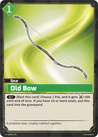 Old Bow Palworld card