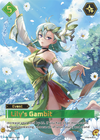 Lily's Gambit Palworld card