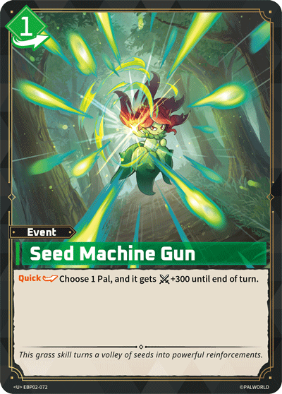 Seed Machine Gun Palworld card