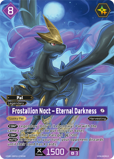 Frostallion Noct – Eternal Darkness Palworld card