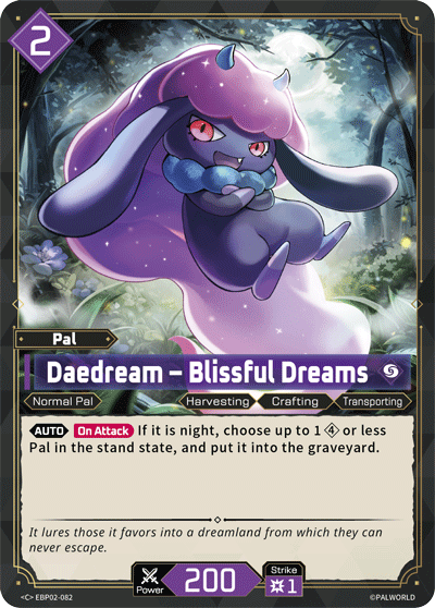 Daedream – Blissful Dreams Palworld card