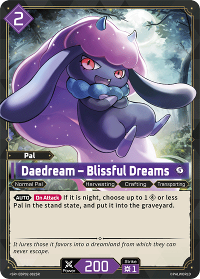 Daedream – Blissful Dreams Palworld card